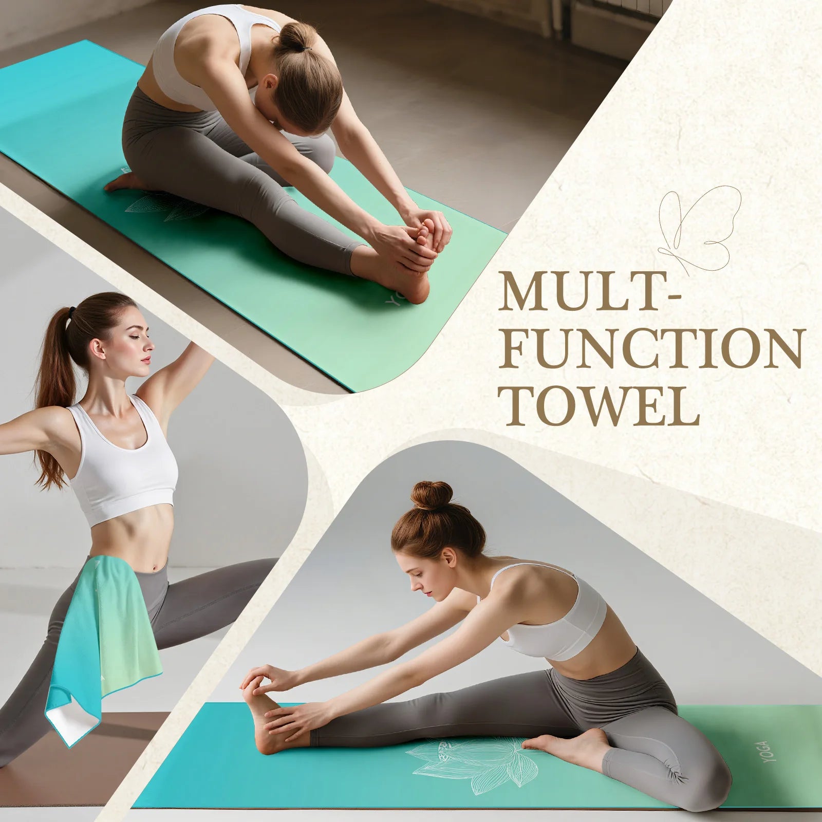 Eco-Friendly Yoga Mat Cover – Anti-Slip & Quick-Dry