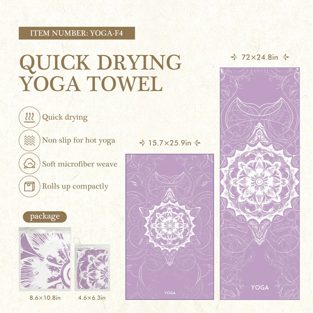 Eco-Friendly Yoga Mat Cover – Anti-Slip & Quick-Dry