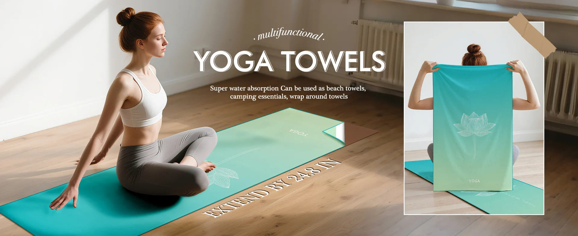 Eco-Friendly Yoga Mat Cover – Anti-Slip & Quick-Dry