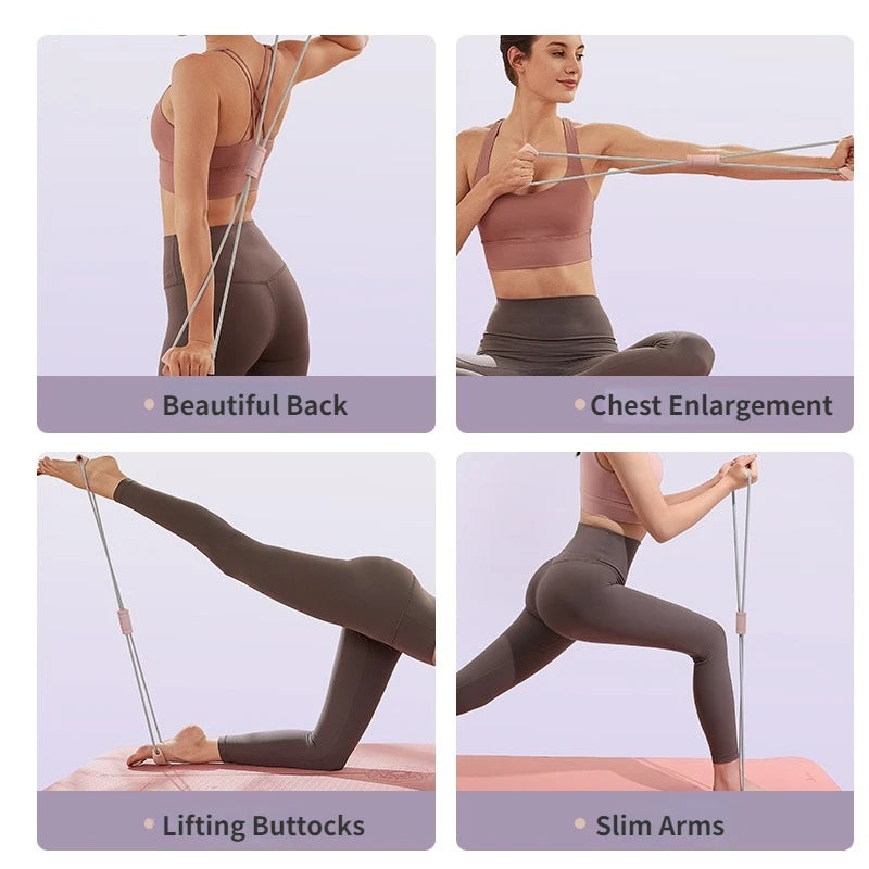 Yoga Elastic Resistance Band – Shoulder & Full-Body Stretch