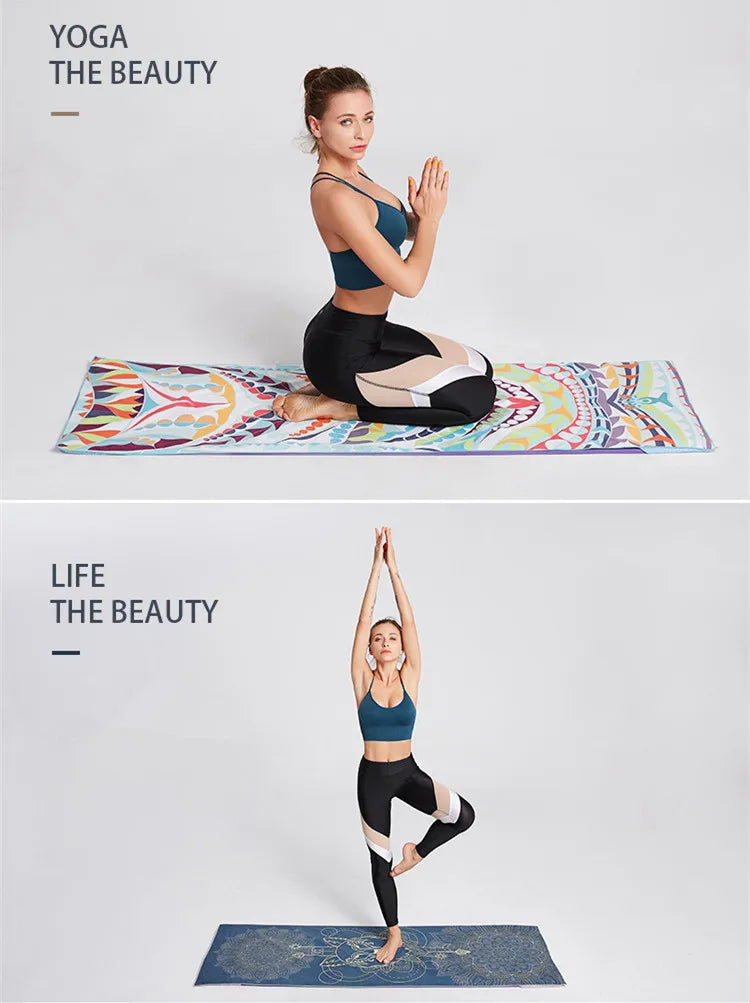 Hot Yoga Mat Towel – Non-Slip & Quick Dry