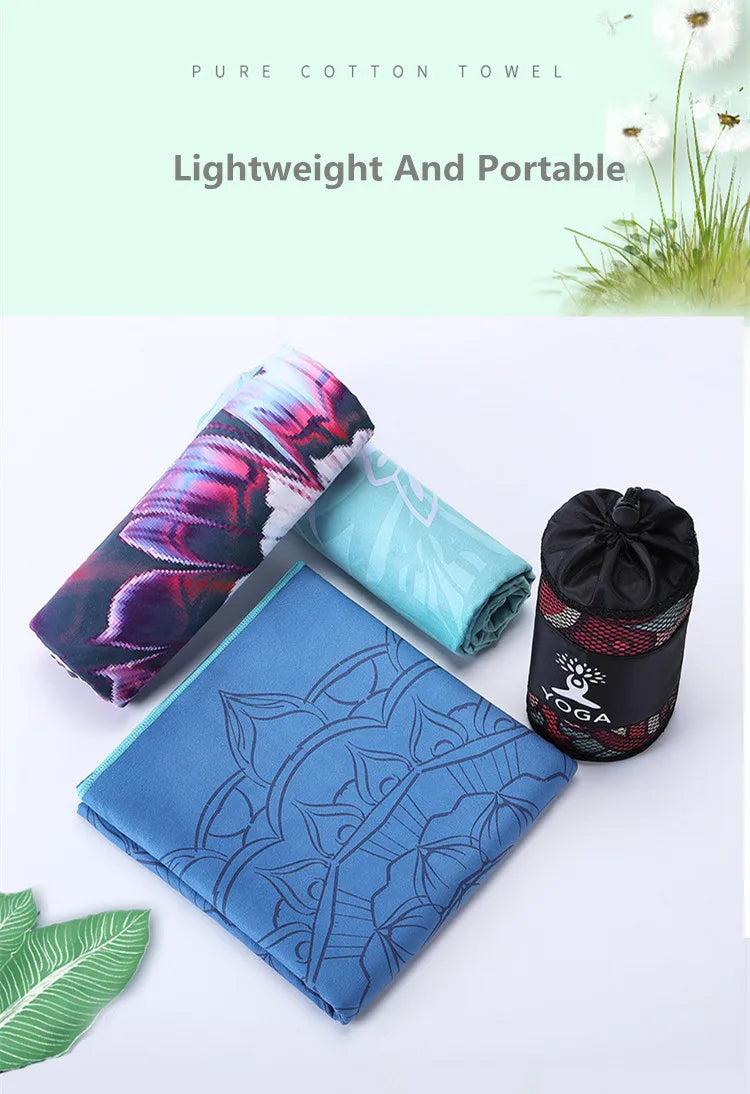 Hot Yoga Mat Towel – Non-Slip & Quick Dry