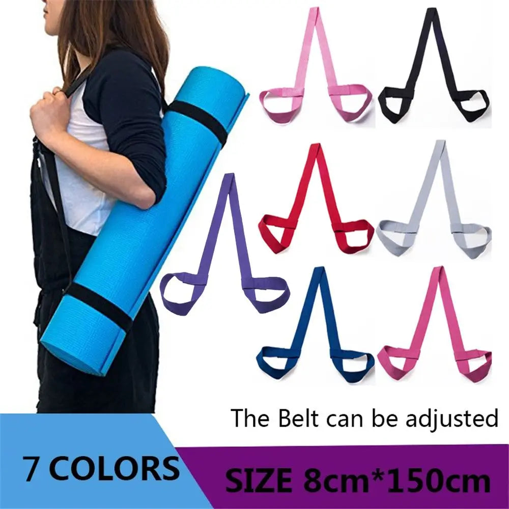 Adjustable Yoga Mat Carry Strap – Shoulder Sling