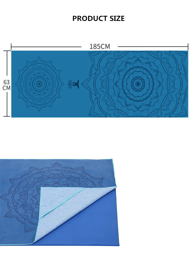 Hot Yoga Mat Towel – Non-Slip & Quick Dry