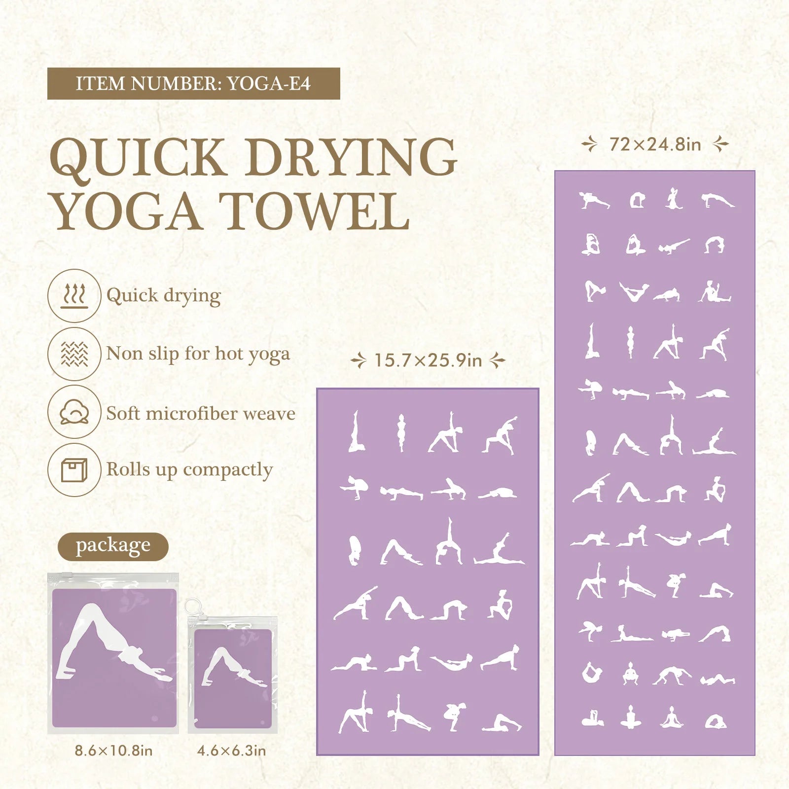 Eco-Friendly Yoga Mat Cover – Anti-Slip & Quick-Dry