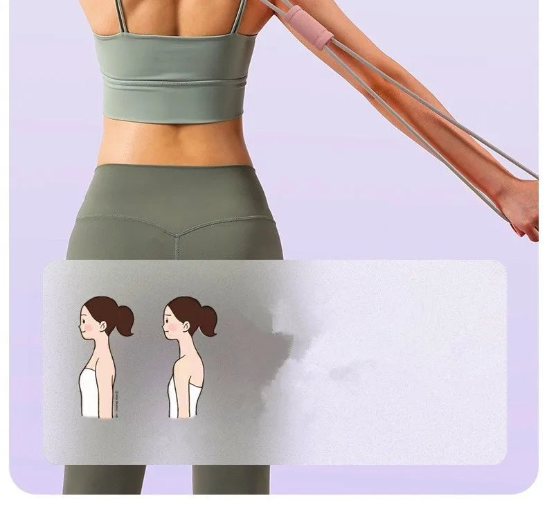 Yoga Elastic Resistance Band – Shoulder & Full-Body Stretch
