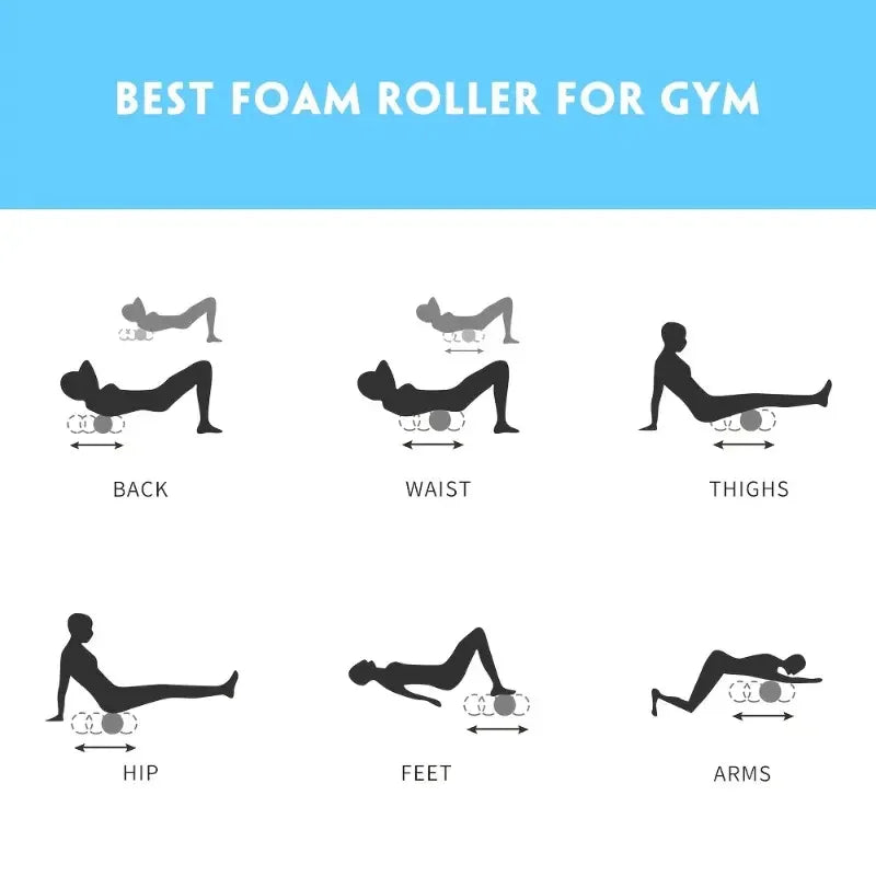 Foam Massage Roller – Yoga & Fitness Recovery Tool