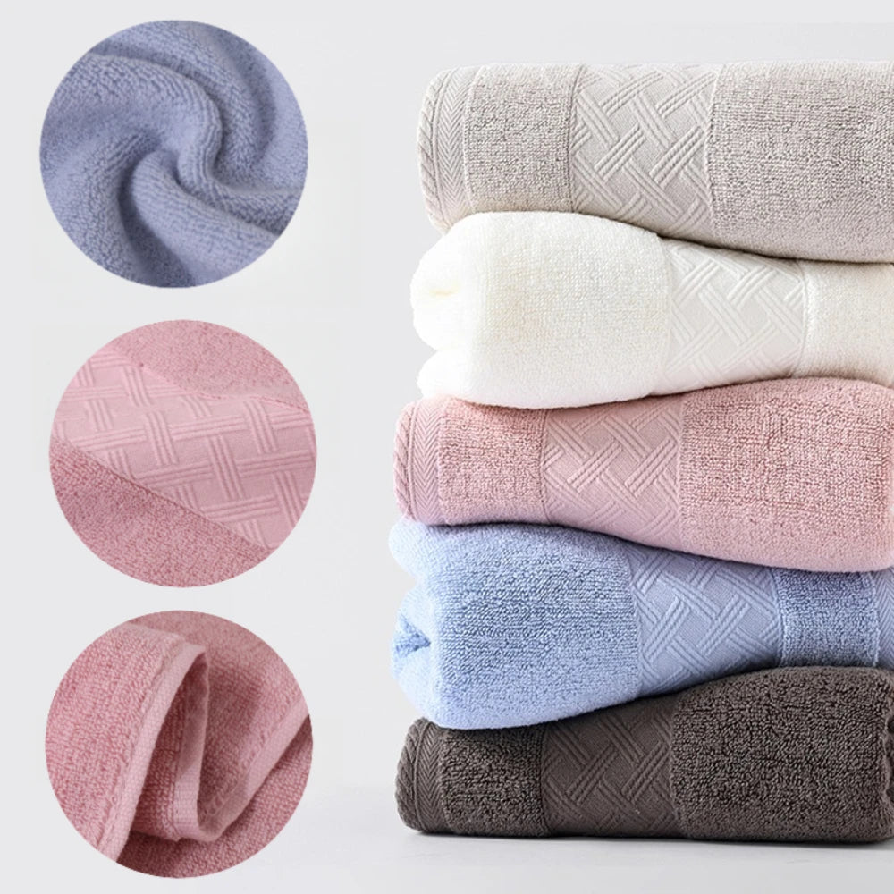 Pure Cotton Yoga Towel – Soft & Ultra Absorbent