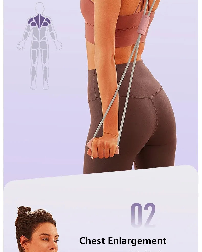 Yoga Elastic Resistance Band – Shoulder & Full-Body Stretch