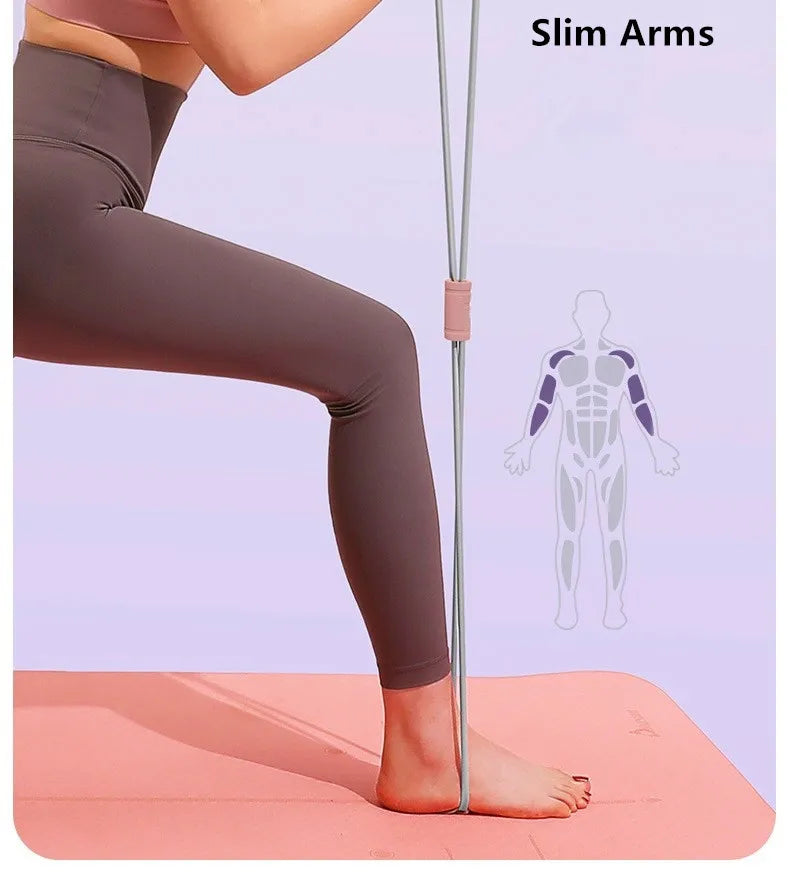 Yoga Elastic Resistance Band – Shoulder & Full-Body Stretch