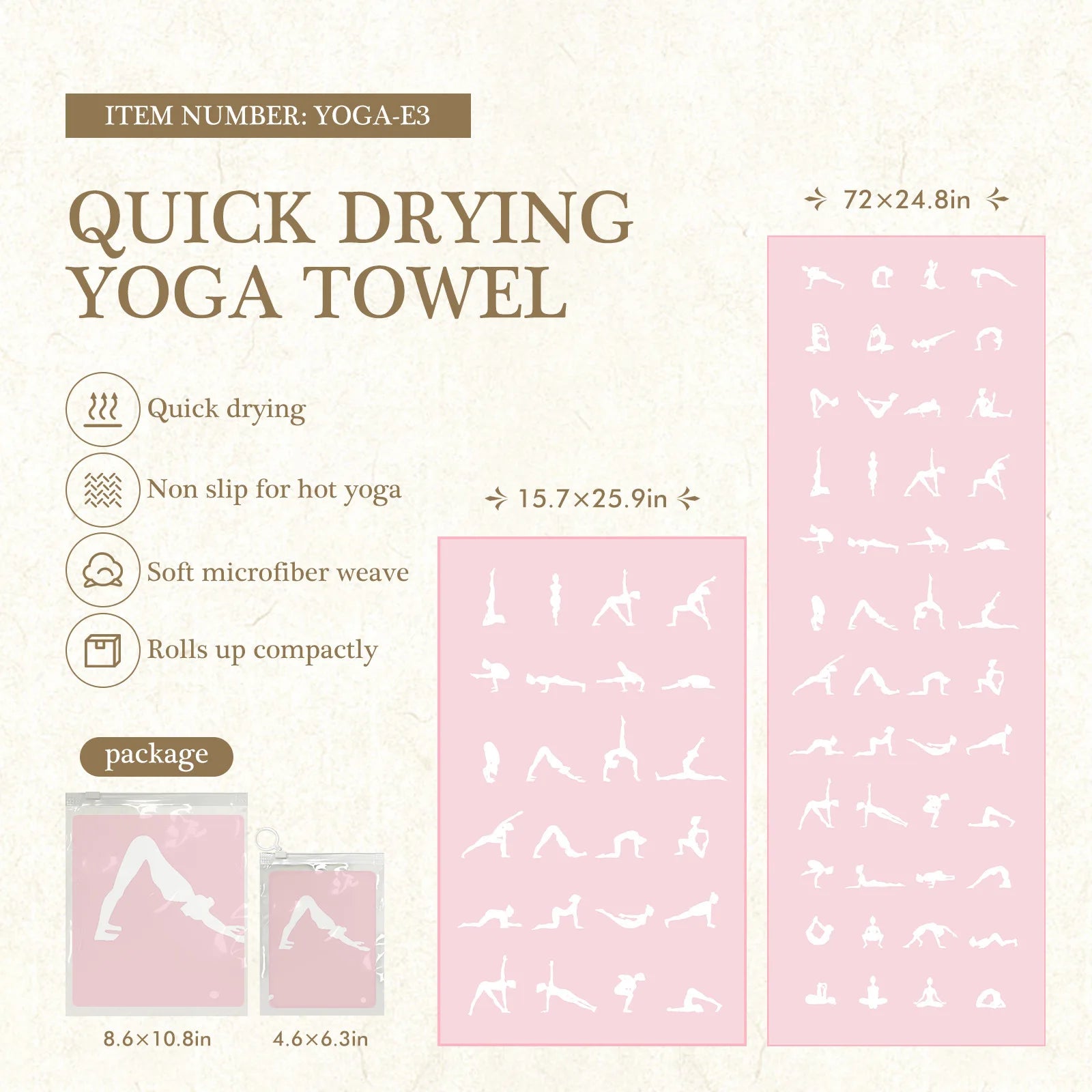 Eco-Friendly Yoga Mat Cover – Anti-Slip & Quick-Dry