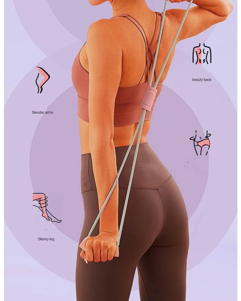 Yoga Elastic Resistance Band – Shoulder & Full-Body Stretch