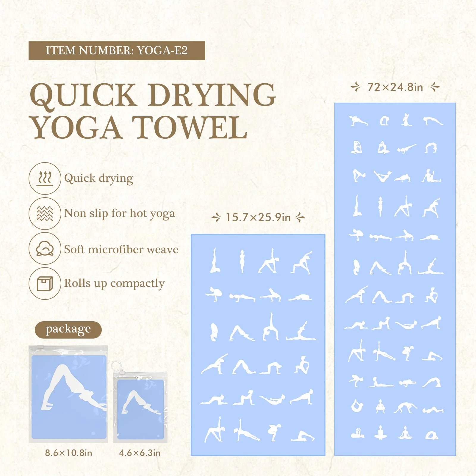 Eco-Friendly Yoga Mat Cover – Anti-Slip & Quick-Dry