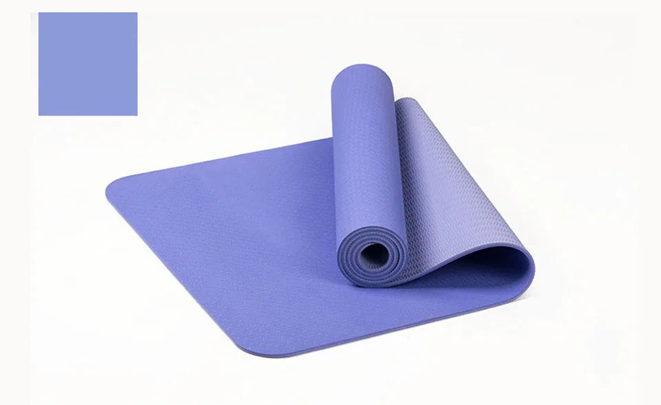 TPE Yoga Mat – Non-Slip & Eco-Friendly (6mm)