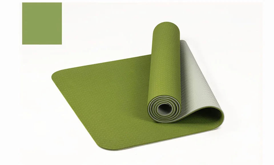 TPE Yoga Mat – Non-Slip & Eco-Friendly (6mm)