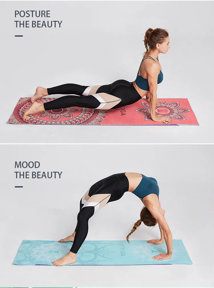 Hot Yoga Mat Towel – Non-Slip & Quick Dry
